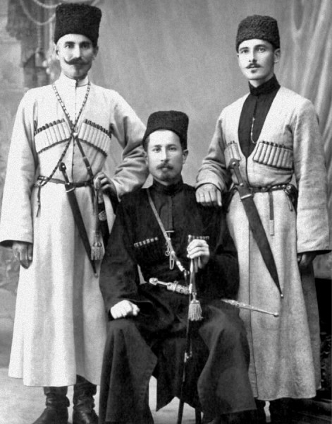 Thaquakhua Shaban, Habakhu Aslanbek, and Qatbambet Shumaf