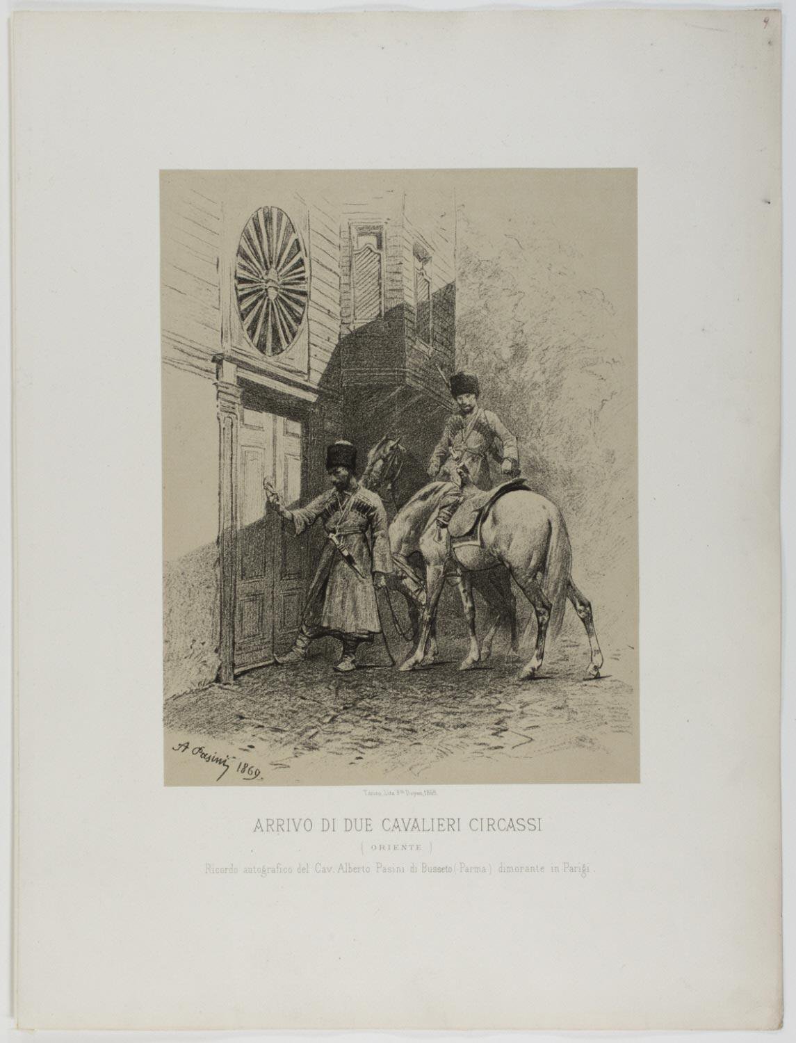 Arrival of Two Circassian Soldiers